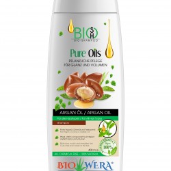 BIO-SHAMPOO ARGAN YAĞLI - SAÇA PARLAKLIK VE HACIM VEREN BITKISEL BAKIM ŞAMPUANI - 400ML