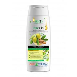 BİTKİSEL ŞAMPUAN - BIO-SHAMPOO ZEYTİN VE BADEM YAĞLI ŞAMPUAN -SAÇ UZAMASINI DESTEKLEYEN BESLEYICI BITKISEL BAKIM ŞAMPUANI - 400ML